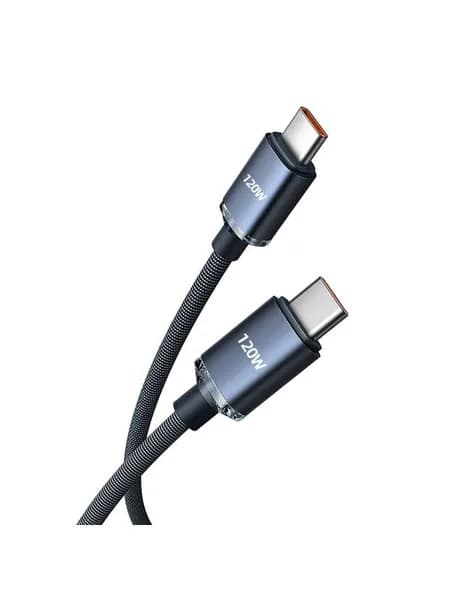 Кабель для мобильных устройств USB Type-C/USB Type-C, 0.25 м, черный