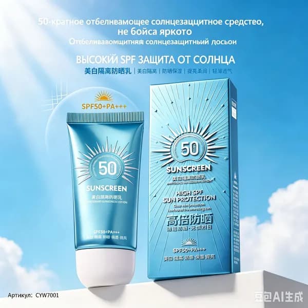 Солнцезащитный кремSPF50+PA+++