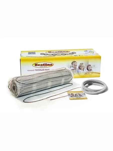 HEATLINE Теплый пол нагревательный мат MS- 225-1,5 двухжильный, 225 Вт, 1,5 м2