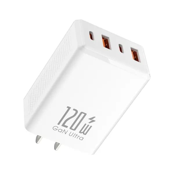 Порт зарядки 120W DOG для ПК и телефонов, Белый - Штепсельная Вилка США