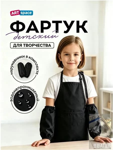 Фартук для труда с нарукавниками.wl