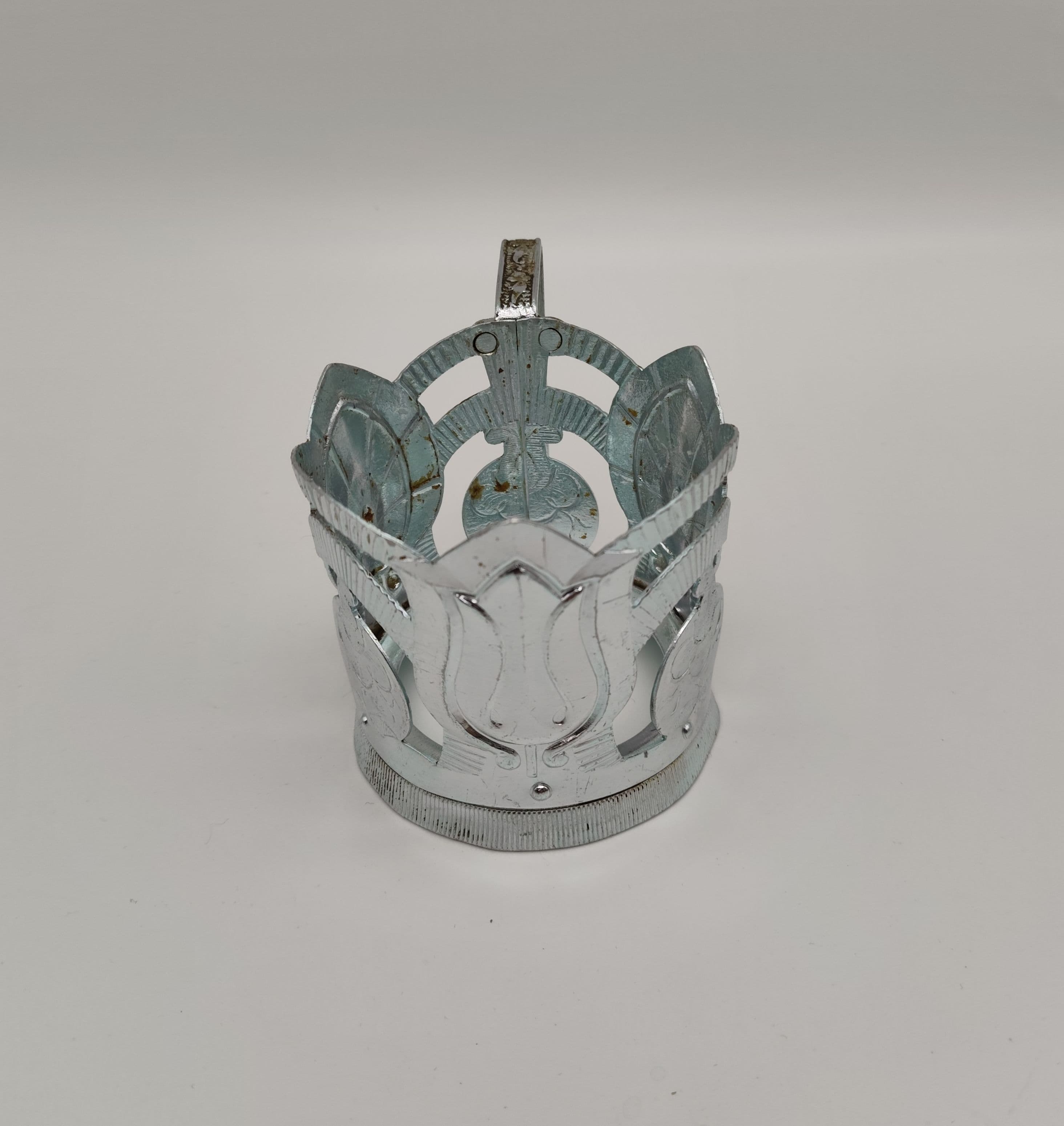 Подстаканник "Тюльпан". Алюминий. СССР. 1973-1980 гг.
