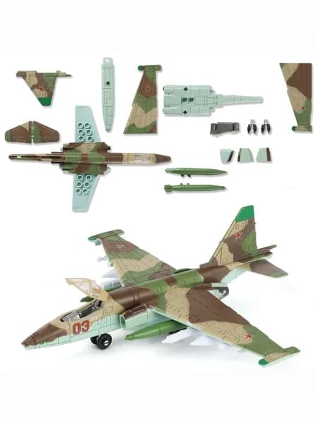 Сборная модель штурмовика Су-25 Грач, 1:72, высокая детализация