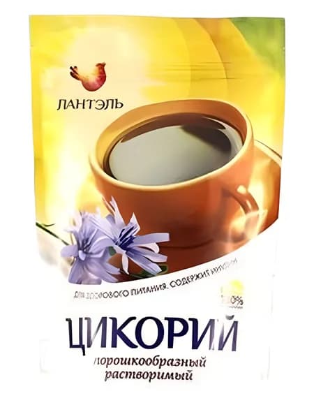 Цикорий Лантель натуральный, растворимый, порошкообразный, с инулином, 85г