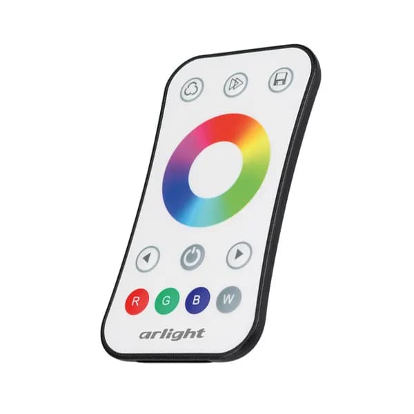 Пульт управления многоцветной RGB/RGBW подсветкой SMART-R14-RGBW (1 зона, 2.4G) (Arlight, IP20 Пластик, 5 лет)