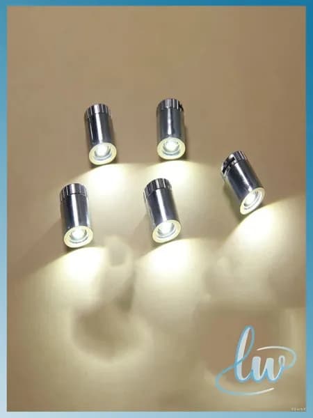 Мини LED лампы с вращением для декора