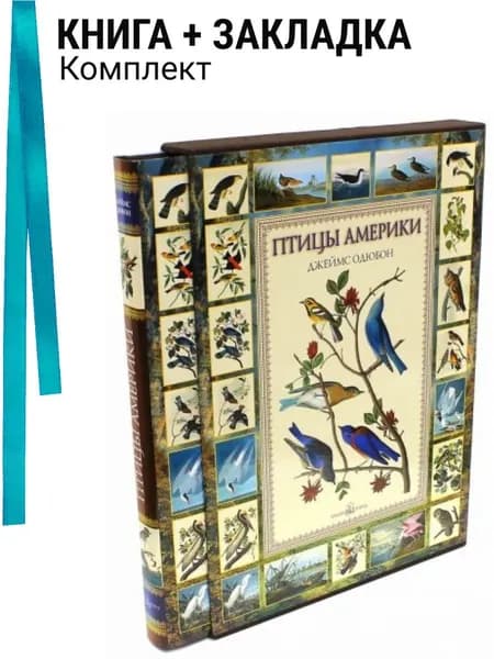 Птицы Америки. Комплект: книга + закладка