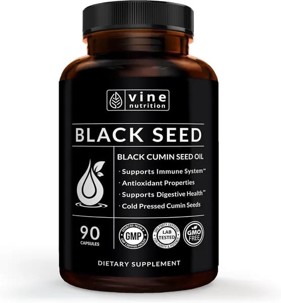 Масло черного тмина капсулы - 500 мг холодного отжима Nigella Sativa - Immune