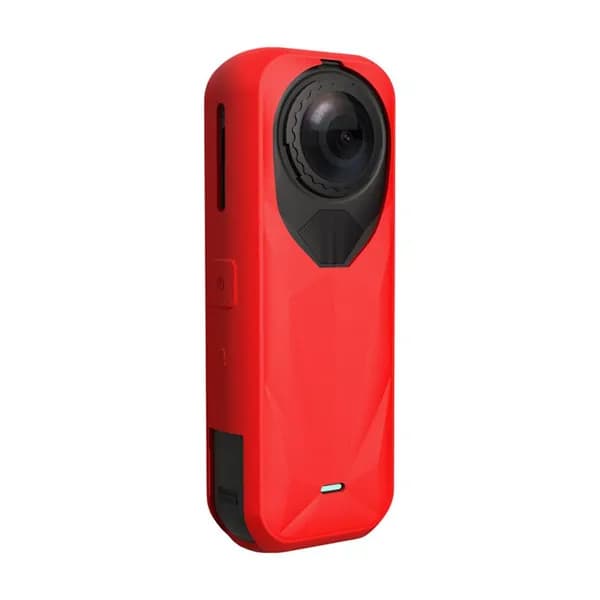 Силиконовый чехол для экшн-камеры Insta360 X5 красного цвета