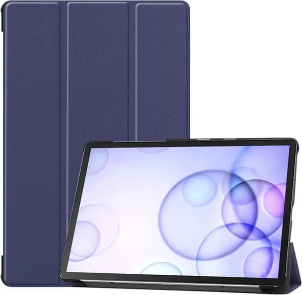 Чехол на Samsung Galaxy Tab S6 10.5 SM-T860, умный с магнитом, темно-синий