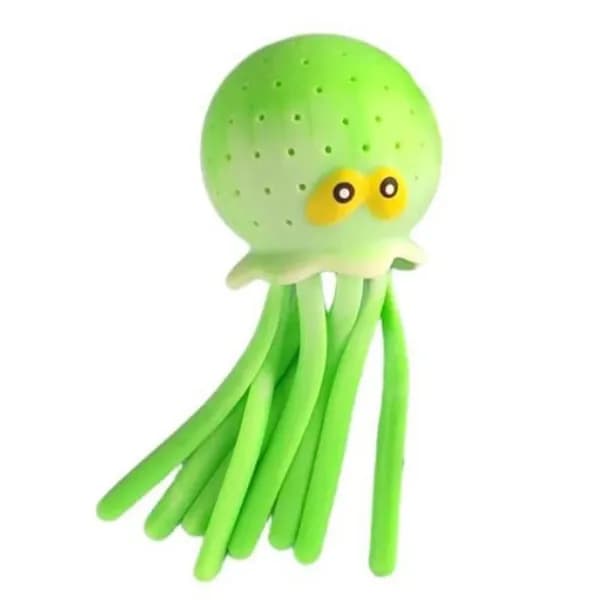 Игрушка для ванны осьминог силиконовая с эффектом тай-дай, сквиш-мялка водная брызгалка для пляжа и бассейна антистресс