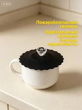 Крышка для кружки, чашки, стакана, 1 шт, диаметр: 11 см