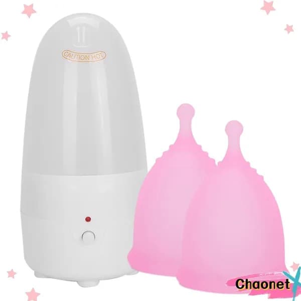 Менструальная чаша Стерилизатор + менструальная чаша pink S+S