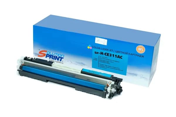 Картридж SP CE311A C /126A голубой для HP, Solution Print