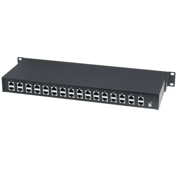 Устройство грозозащиты SC&T SP016P 16хEthernet+PoE 1000Мбит/с 09376 совместим для замены SP-IP16/1000PR