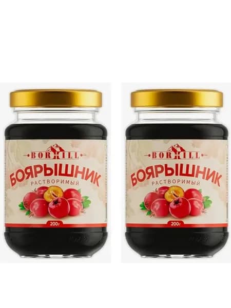 Напиток растворимый Borhill Боярышник жидкий экстракт стекло 200 гр 2 штуки