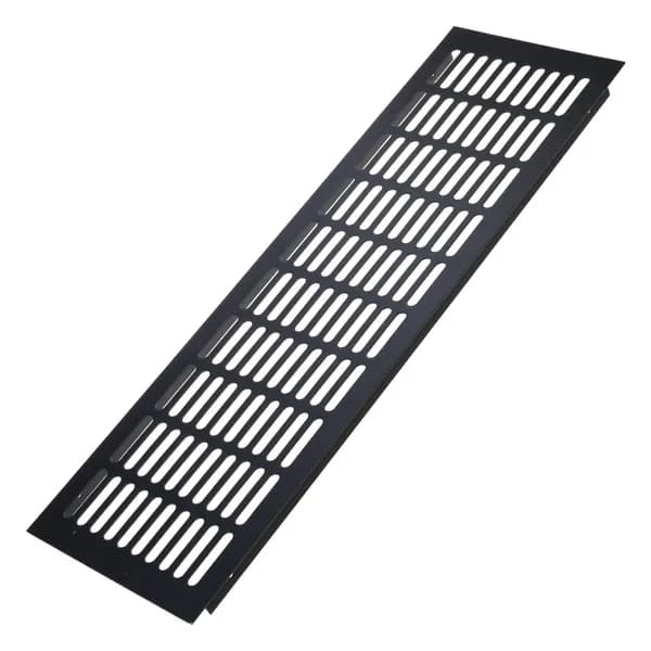 Квадратная дышащая вентиляционная сетка для шкафа-150x500mm-черный