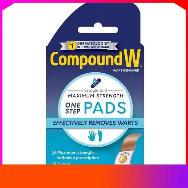 Pads, пластыри от бородавок, для удаление кожных наростов, 14 шт.