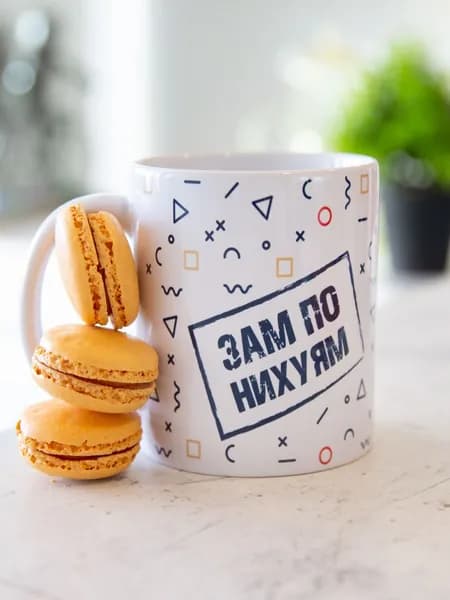 Дольмира Кружка "Зам по нихуям", 330 мл, 1 шт