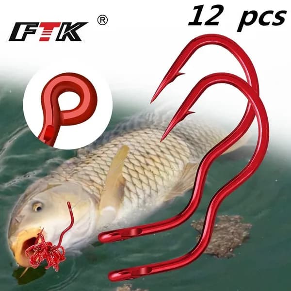 FTK Крючок рыболовный, вес 1 шт:1 г