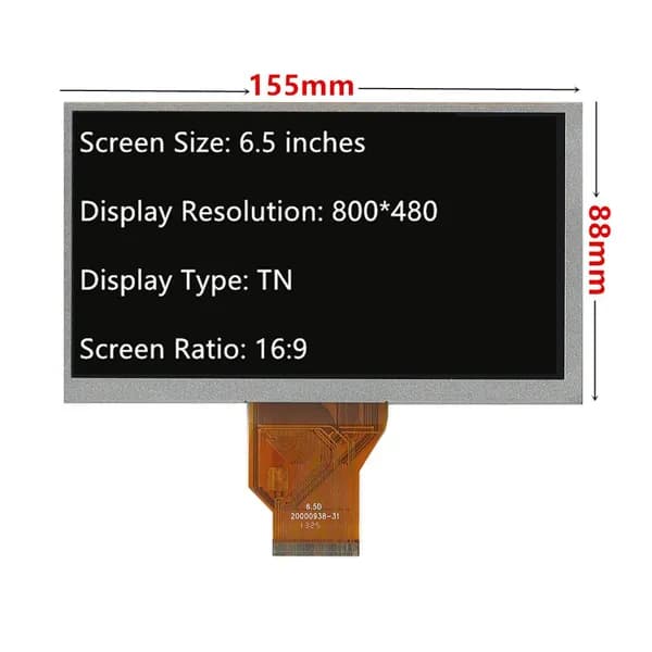 Графический экран 6.5-дюймовый -TN ЖК-дисплей 800*480  50pin, хаки
