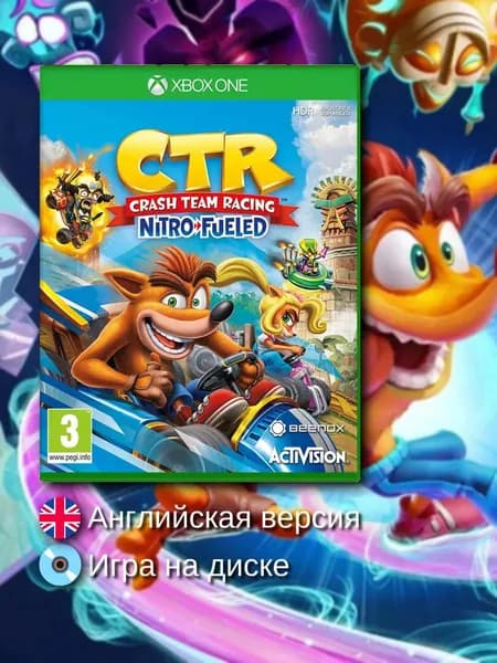 Crash Team Racing Nitro Fueled Xbox One, английская версия