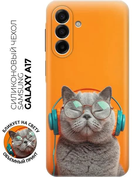 Чехол на Galaxy A17 с котиками