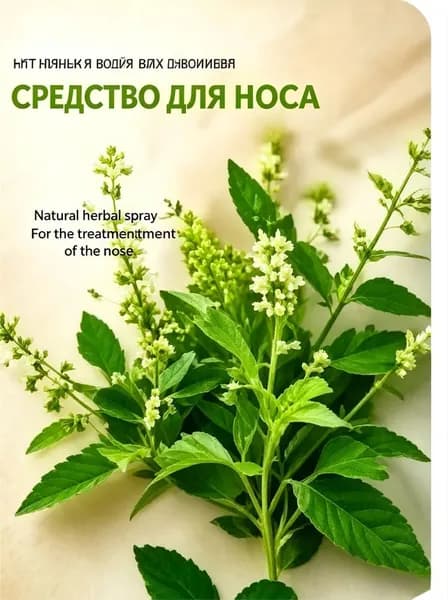 Спрей для носа Zishuobiyansuning, 20 мл, травяной, от заложенности носа, при аллергии, для очистки и увлажнения слизистой, ринит, насморк, китайская медицина