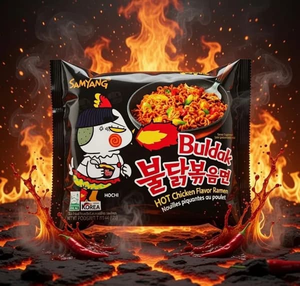 Лапша быстрого приготовления Рамен Бульдак HOT CHICKEN RAMEN