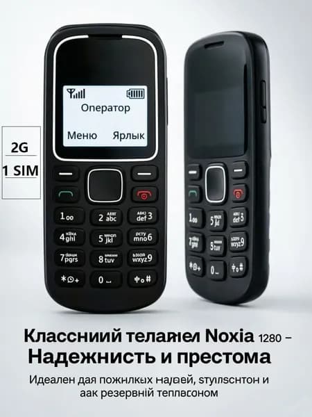 Мобильный телефон, черный