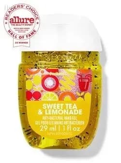 Bath & Body Works / Санитайзер для рук антисептик Sweet Tea & Lemonade 29МЛ, Аромат сладкого фруктового чая