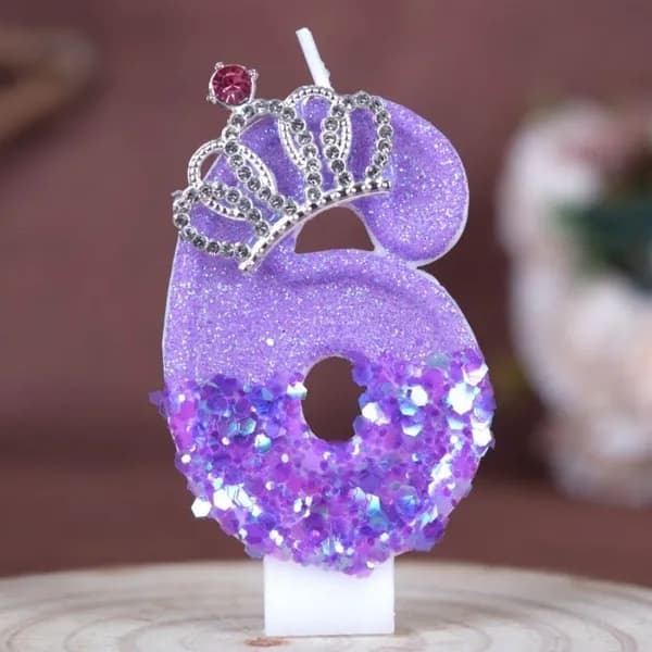 Свечи для торта, 7 см х 4 см, 1 шт