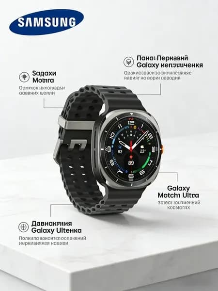 Велосипед с Galaxy Watch Ultra