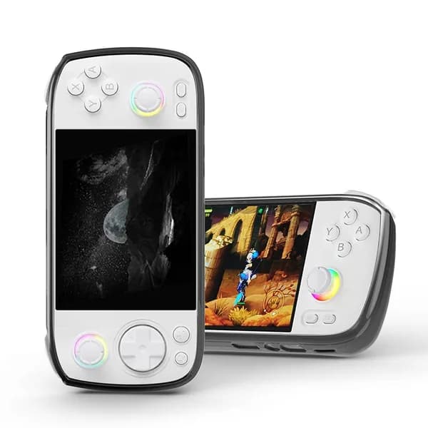 Чехол для игровой консоли Anbernic RG406H из прозрачного ТПУ с усиленными углами