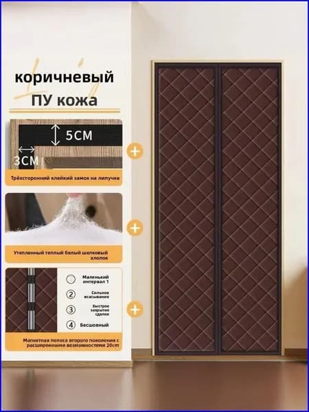 Дверь межкомнатная, Полиэстер с ПВХ покрытием, Глухая
