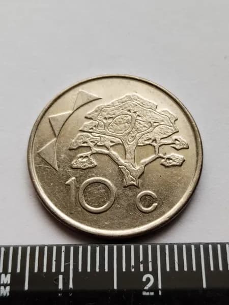 Намибия 10 центов, "дерево"XF