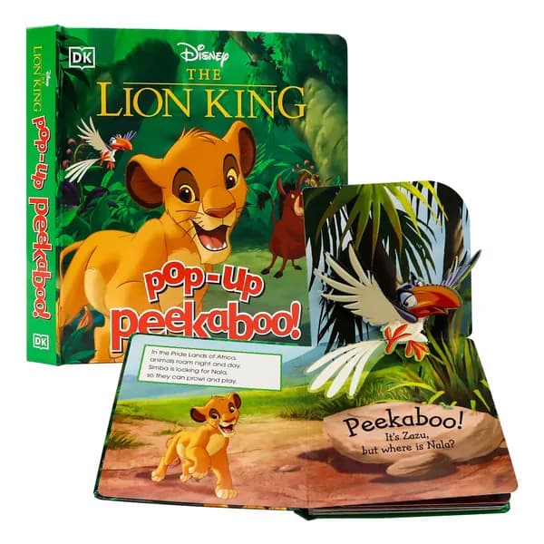Печатная книга DK Pop-Up Peekaboo Disney Lion King