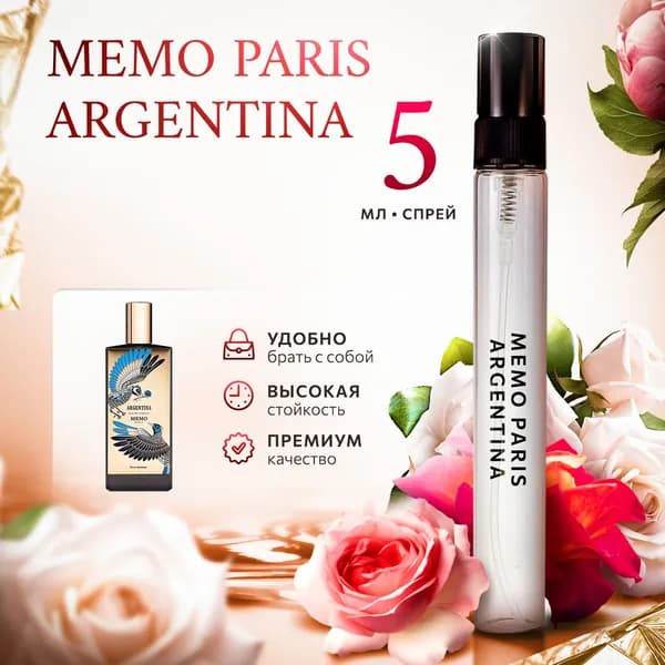 Memo Argentina духи мужские стойкие распив 5мл