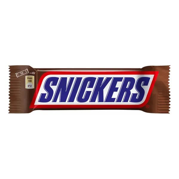 Батончик Snickers шоколадный 50,5 г