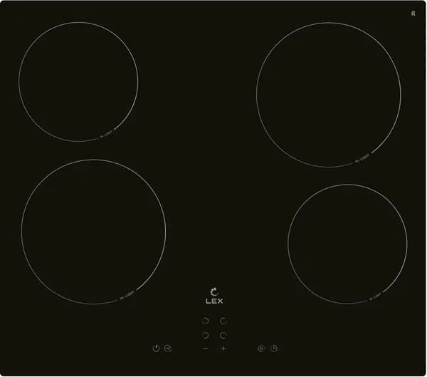 Варочная поверхность Lex EVH 640A BL черный (chpe000015)