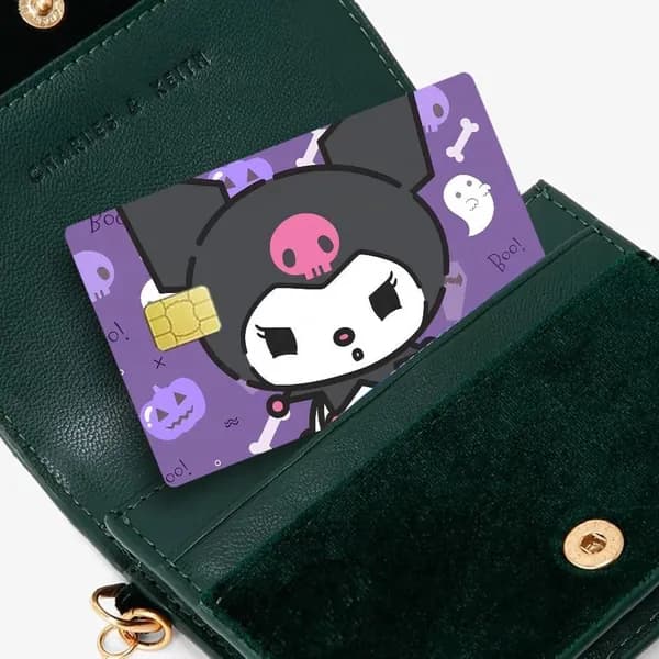 Санрио Куроми Sanrio Kuromi Наклейка для банковской карты