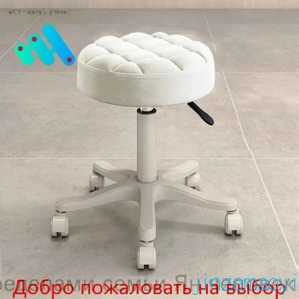 Стул мастера, белый, прозрачный