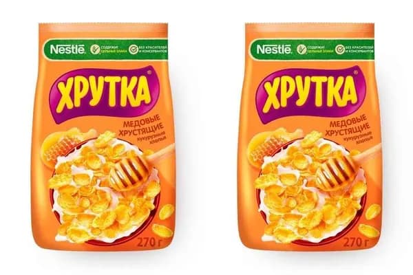 Хрутка Готовый завтрак Медовые хлопья 270 г, 2 уп