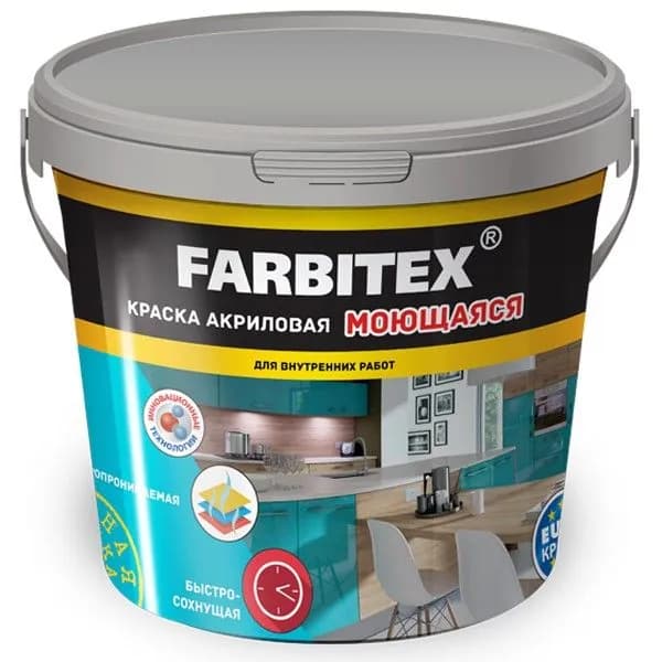 ВДК моющаяся 1,1кг FARBITEX