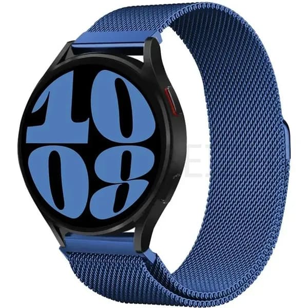 Миланский кольцевой ремешок для Samsung Galaxy Watch 7 FE 5 5pro 6 4, 22 мм, 20 мм, классический металлический магнитный ремешок, ремешок для Huawei GT 5-4-3-2-2e