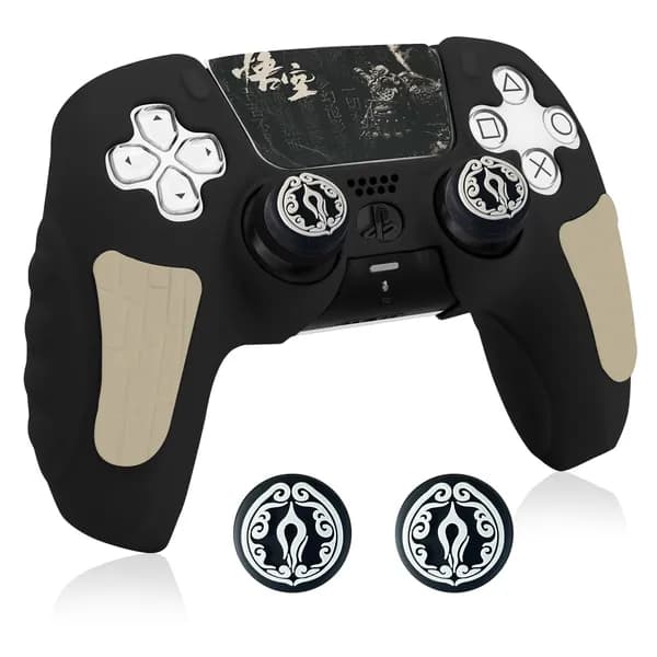 Cute Cat Claw PS5 Controller Skin - Нескользящий силиконовый защитный чехол для PlayStation 5-Укун-Черный