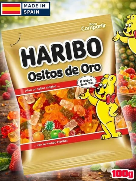 Жевательный мармелад Харибо Мишки, Haribo Ositos de Oro