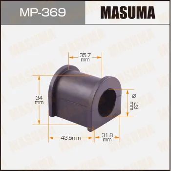 Втулка переднего стабилизатора MASUMA MP-369 для SUZUKI GRAND VITARA/ESCUDO SQ416/SQ420/SQ625 1998-