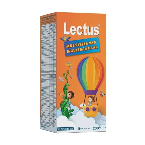 Lectus Мультивитаминный мультиминеральный сироп 200 мл
