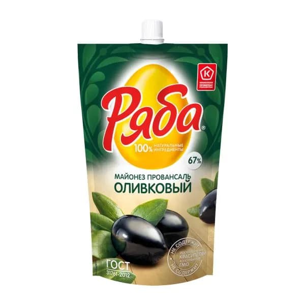 Майонез Ряба Провансаль оливковый 67% 330г